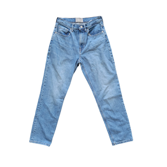 Everlane Cheeky Jean Light Wash Midrise Slim Straight Leg Jeans Women Sz 26 R - Picture 7 of 8